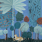 Мебельная ткань Oasis Blue Велюр  варинант исполнения - 1 | Loft Concept в Красноярске