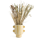 Ваза из фаянса Brighter than the Stars жёлтая полоска варинант исполнения - 3 | Loft Concept в Красноярске