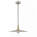 Подвесной светильник круглый в сочетании дерева и металла Space варинант исполнения - 1 | Loft Concept в Красноярске