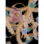 Люстра круглая с цветочным декором Miscellaneous herbs варинант исполнения - 2 | Loft Concept в Красноярске