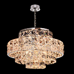 Люстра хрустальная в неоклассическом стиле на серебристом каркасе Majesty варинант исполнения - 1 | Loft Concept в Красноярске