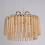 Люстра с подвесными рифлеными стеклянными трубками Nembus варинант исполнения - 4 | Loft Concept в Красноярске