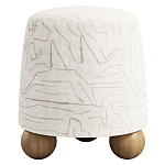 Пуф Wakonda ножки с деревянными шариками  варинант исполнения - 1 | Loft Concept в Красноярске
