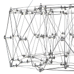 Люстра с тонкой металлической конструкцией цвета хром Quasar варинант исполнения - 4 | Loft Concept в Красноярске