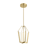  Подвесной светильник золотого цвета в форме фонаря Kichler варинант исполнения - 1 | Loft Concept в Красноярске
