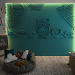 Барельеф OWLS варинант исполнения - 3 | Loft Concept в Красноярске