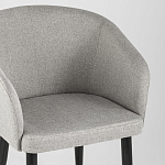 Мягкое кресло на металлических ножках Shaggy Grey варинант исполнения - 6 | Loft Concept в Красноярске