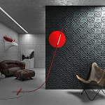 Гипсовая 3D Панель M-37 варинант исполнения - 2 | Loft Concept в Красноярске