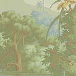 Обои ручная роспись Le Brésil Pastel варинант исполнения - 2 | Loft Concept в Красноярске