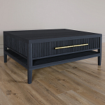 Кофейный стол Primo с двумя ящиками Черный дуб варинант исполнения - 1 | Loft Concept в Красноярске