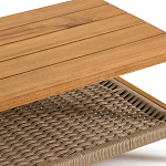 Стол журнальный для сада из акации Breathe Nature варинант исполнения - 3 | Loft Concept в Красноярске