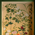 Обои ручная роспись Four Seasons Original colourway on painted Xuan paper with gold ombre варинант исполнения - 1 | Loft Concept в Красноярске