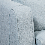 Диван Seldon с мягкими подушками голубое букле варинант исполнения - 2 | Loft Concept в Красноярске