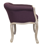 Кресло низкое в стиле прованс Louis French Armchair violet flax варинант исполнения - 1 | Loft Concept в Красноярске