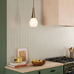 Подвесной светильник каплевидной формы с комбинированным плафоном из стали и белого матового стекла Kichler варинант исполнения - 15 | Loft Concept в Красноярске