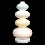 Настольная лампа из стеклянных сфер в пастельных тонах Высота 40 см Pastel Lunaria варинант исполнения - 1 | Loft Concept в Красноярске
