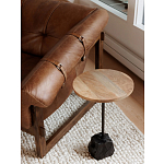 Двухместный диван Duncan винтажная коричневая кожа варинант исполнения - 7 | Loft Concept в Красноярске