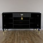 Комод-буфет Elsa Dreams Black с открытыми полками   варинант исполнения - 3 | Loft Concept в Красноярске