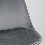 Стул с мягким велюровым сиденьем Arvika Grey варинант исполнения - 7 | Loft Concept в Красноярске