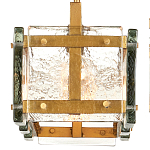 Люстра прямоугольная из толстого литого стекла Cast Glass варинант исполнения - 4 | Loft Concept в Красноярске