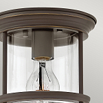 Потолочный светильник для ванных комнат со стеклянным плафоном и одной лампой Hinkley варинант исполнения - 10 | Loft Concept в Красноярске