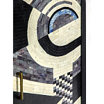 Буфет в гостиную с инкрустацией  Bone Inlay sideboard - 2 doors варинант исполнения - 4 | Loft Concept в Красноярске