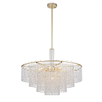 Люстра многоярусная с каскадами кристаллов Crystal Rains варинант исполнения - 3 | Loft Concept в Красноярске