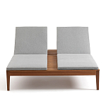 Шезлонг двухместный из эвкалипта Sunset варинант исполнения - 3 | Loft Concept в Красноярске