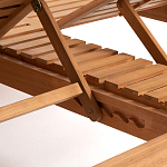 Шезлонг двухместный из эвкалипта Sunset варинант исполнения - 6 | Loft Concept в Красноярске