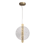 Подвесной светильник с круглым стеклянным плафоном Gingham варинант исполнения - 4 | Loft Concept в Красноярске