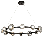 Светодиодная кольцевая люстра IONA Сhandelier black варинант исполнения - 4 | Loft Concept в Красноярске