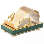 Подставка для телефона из натурального камня малахит Natural Stone Stand варинант исполнения - 2 | Loft Concept в Красноярске