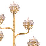 Бра золотое в виде растения Golden Flower Glade варинант исполнения - 1 | Loft Concept в Красноярске