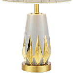 Настольная лампа с абажуром Femia Grey Gold Table Lamp варинант исполнения - 3 | Loft Concept в Красноярске