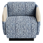 Дизайнерское Кресло William с кожаными подлокотниками  варинант исполнения - 2 | Loft Concept в Красноярске