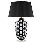 Настольная лампа черно-белый горох Interaction варинант исполнения - 3 | Loft Concept в Красноярске