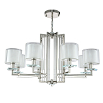 Люстра с 8-ю цилиндрическими плафонами из стекла Laurent варинант исполнения - 7 | Loft Concept в Красноярске