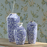 Ваза с синим цветочным узором Blue & White Ornament  варинант исполнения - 4 | Loft Concept в Красноярске