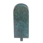 Часы подарочные погон полковник МВД из натурального камня Змеевик Military Clock варинант исполнения - 3 | Loft Concept в Красноярске