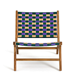 Кресло низкое из массива тика Barbados варинант исполнения - 3 | Loft Concept в Красноярске