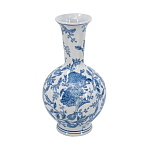 Ваза фарфоровая с синими цветочными мотивами Independence варинант исполнения - 1 | Loft Concept в Красноярске