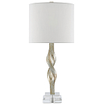 Настольная лампа с фигурным состаренным основанием Flooding with Light варинант исполнения - 2 | Loft Concept в Красноярске