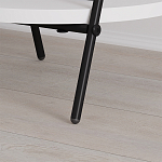 Стол приставной с 2-мя круглыми белыми столешницами ESSEL SIDE TABLE WHITE варинант исполнения - 3 | Loft Concept в Красноярске