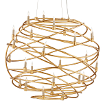 Люстра золотая в форме спирали Fancy Pattern варинант исполнения - 2 | Loft Concept в Красноярске