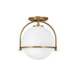 Потолочный светильник с плафоном в форме белого матового шара Hinkley варинант исполнения - 13 | Loft Concept в Красноярске