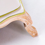 Кресло из натурального бука золотистое с изображением птиц и цветов Blooming Birds варинант исполнения - 3 | Loft Concept в Красноярске