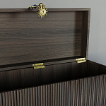 Большой дизайнерский Сундук Elsa Dreams Walnut варинант исполнения - 3 | Loft Concept в Красноярске