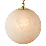 Подвесной светильник в форме шара из белого текстурного стекла Atmosphere варинант исполнения - 1 | Loft Concept в Красноярске