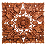 Панно из дерева квадратное Novala Panel With Trees варинант исполнения - 1 | Loft Concept в Красноярске