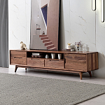 Тумба под телевизориз массива дерева TV Stand made of Walnut Wood варинант исполнения - 1 | Loft Concept в Красноярске